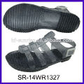 SR-14WR1327 new fahion flat jelly sandals palstic shoes sandals wholesale jelly sandals